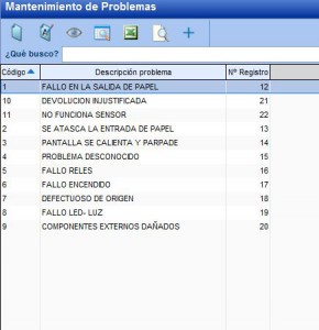 RMA - Mantenimiento de problemas