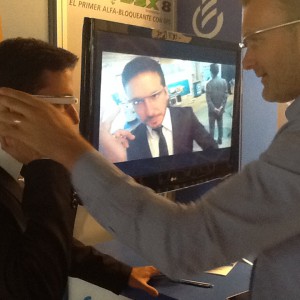 Almirall: demo de broadcasting con Glass